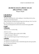 Đề kiểm tra học kì II - Năm học 2010 - 2011 môn Ngữ văn 12 - Cơ Bản